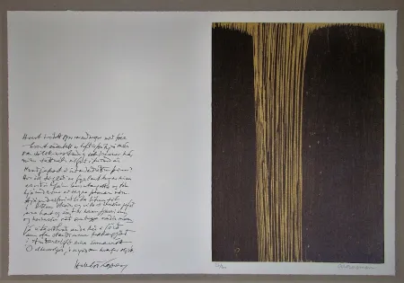 Holzschnitt Bergman - Sans titre