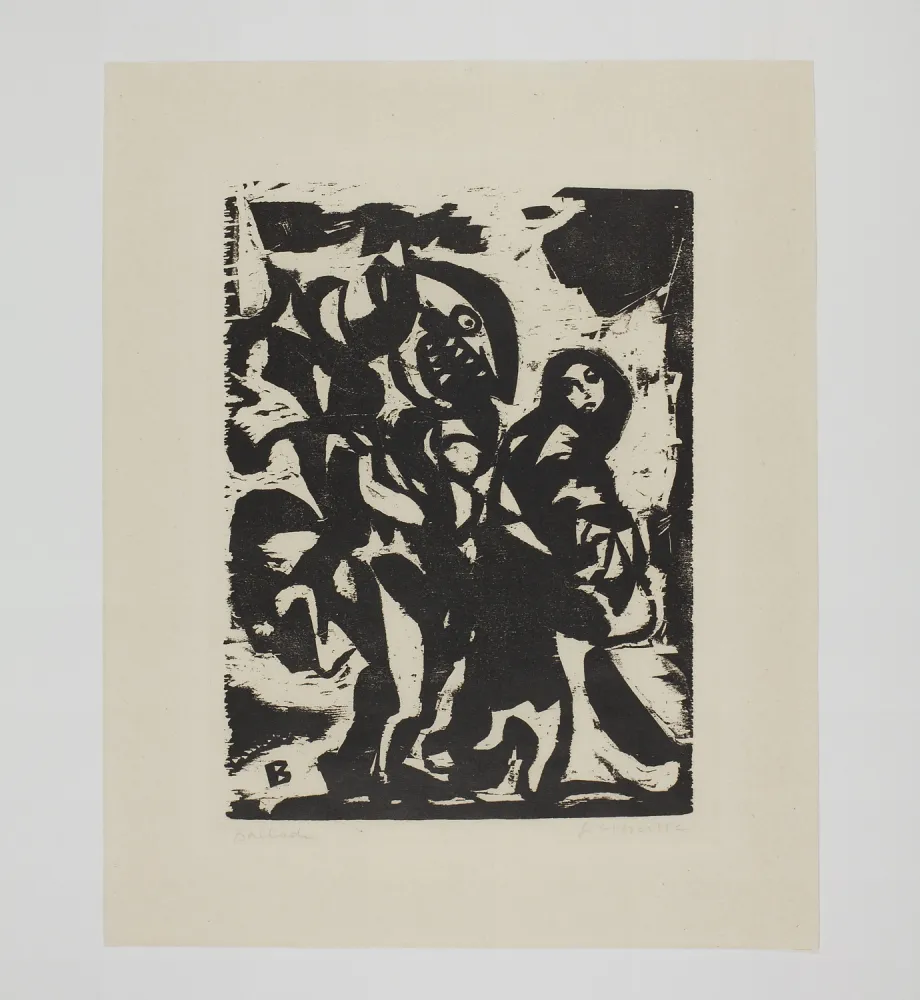 Holzschnitt Berke - Ballade (Ballad)