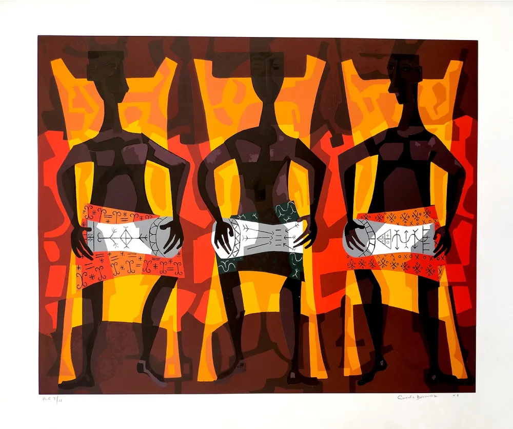 Siebdruck Bermúdez - Los tres músicos