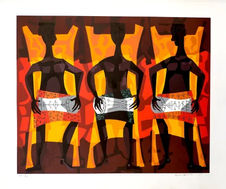 Siebdruck Bermúdez - Los tres músicos