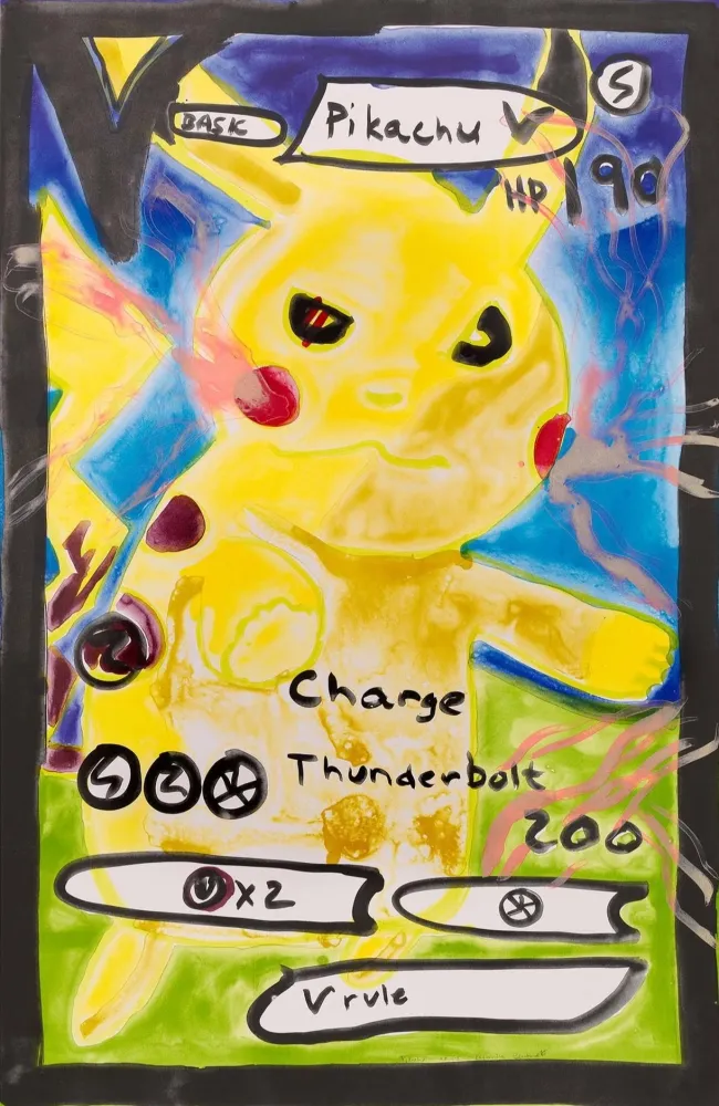 Lithographie Bernhardt - Pikachu