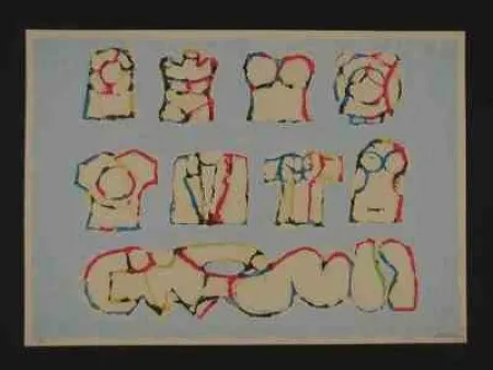 Siebdruck Berrocal - Sans titre