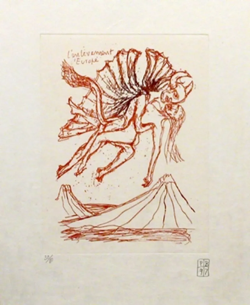 Radierung Bettencourt - 