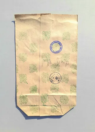 Monotypie Beuys - DDR Tüten