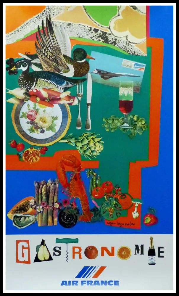 Plakat Bezombes - AIR FRANCE GASTRONOMIE