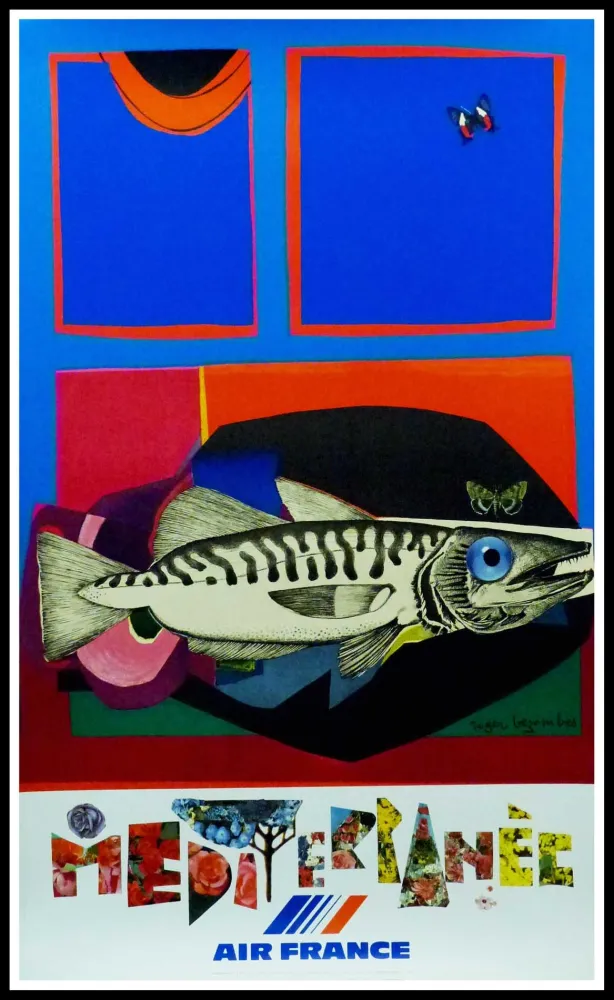 Plakat Bezombes - AIR FRANCE MEDITERRANEE