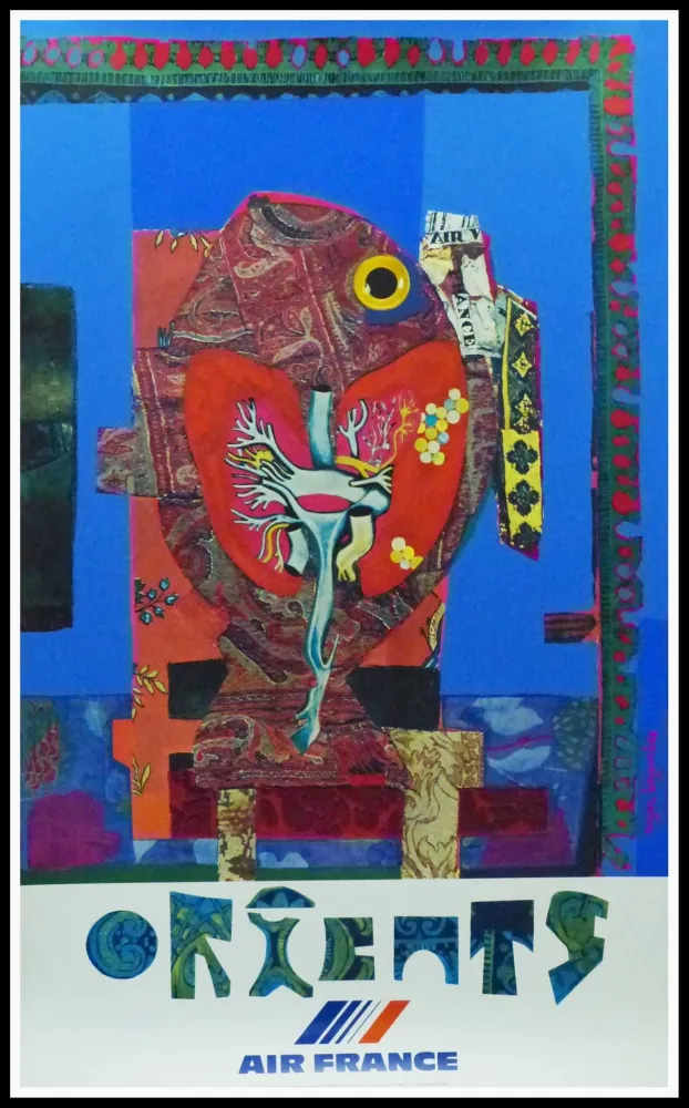 Plakat Bezombes - AIR FRANCE ORIENTS