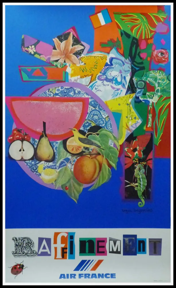Plakat Bezombes - AIR FRANCE RAFFINEMENT