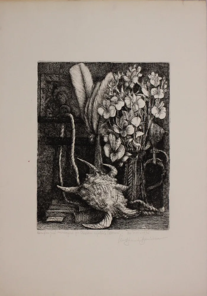 Radierung Bianchi Barriviera - Untitled