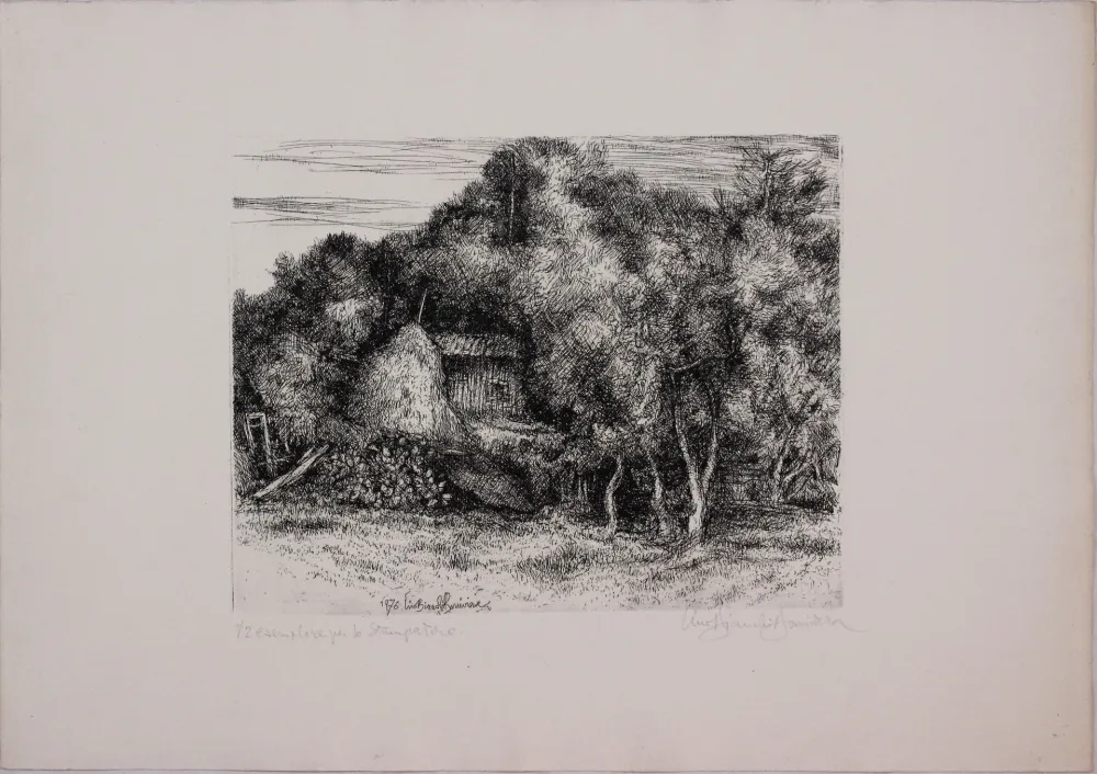 Radierung Bianchi Barriviera - Untitled