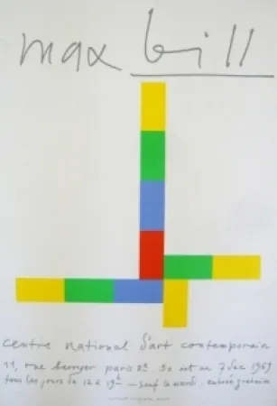 Plakat Bill - Affiche exposition centre national d'art contemporain