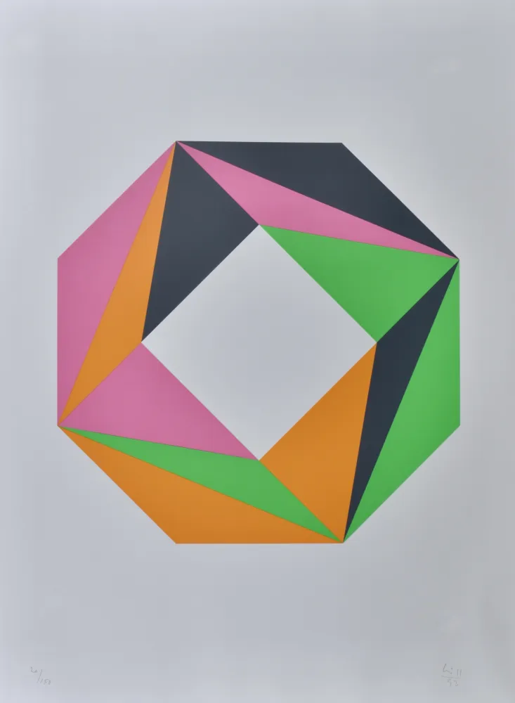 Siebdruck Bill - Composition, 1993 - Hand-signed