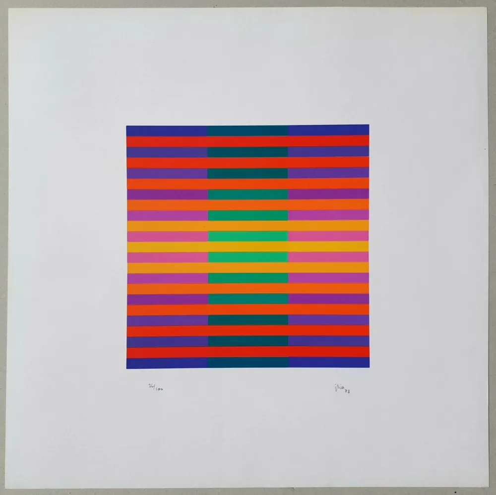 Siebdruck Bill - Composition