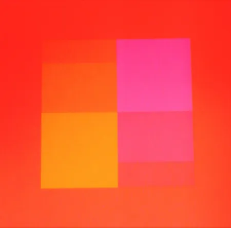 Siebdruck Bill - Composizione in rosso