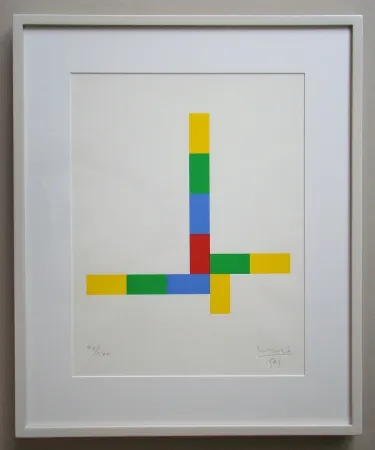 Siebdruck Bill - Konkrete Komposition - 1969