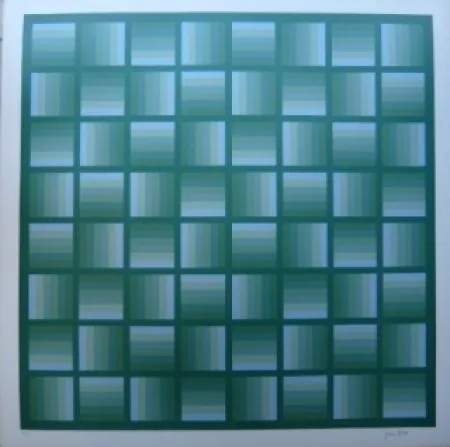 Lithographie Bird - Tribute to vasarely 3