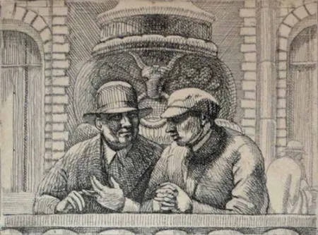 Stich Bishop - Isabel Bishop.  Eight Etchings, 1927-1934.