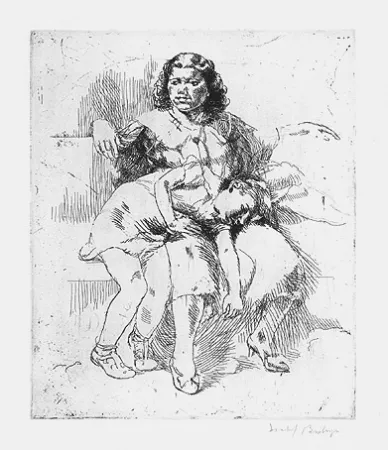 Stich Bishop - Isabel Bishop.  Eight Etchings, 1930-1959.