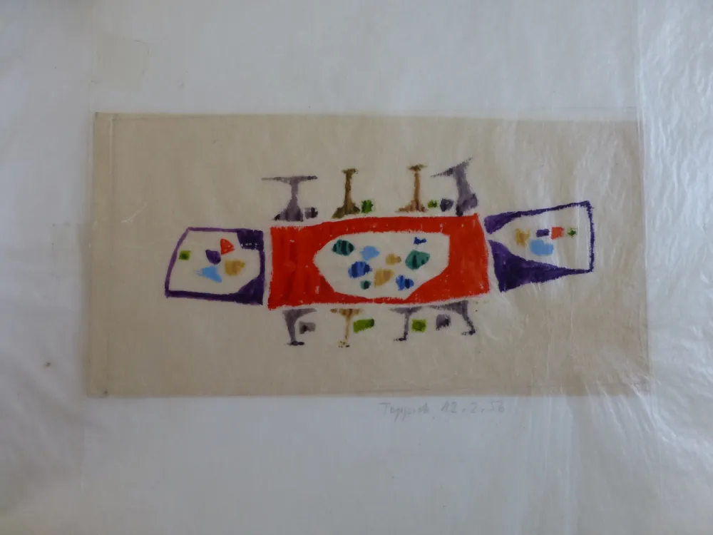 Keine Technische Bissier - Projet de tapisserie 