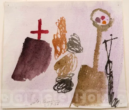 Keine Technische Bissier - Untitled 23.9.56