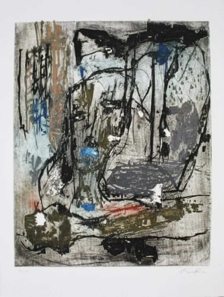 Radierung Und Aquatinta Bissière - Reveil à l'aube / Dawn Awakening