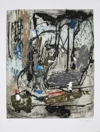 Radierung Und Aquatinta Bissière - Reveil à l'aube / Dawn Awakening