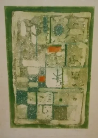 Radierung Und Aquatinta Bissiere - Sans titre