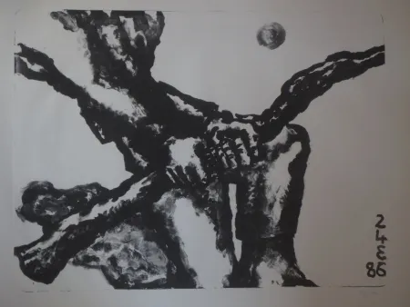 Lithographie Blais - Sans titre