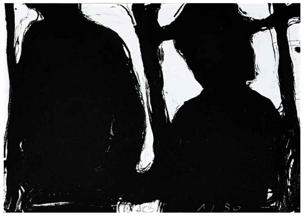 Lithographie Blais - Sombre