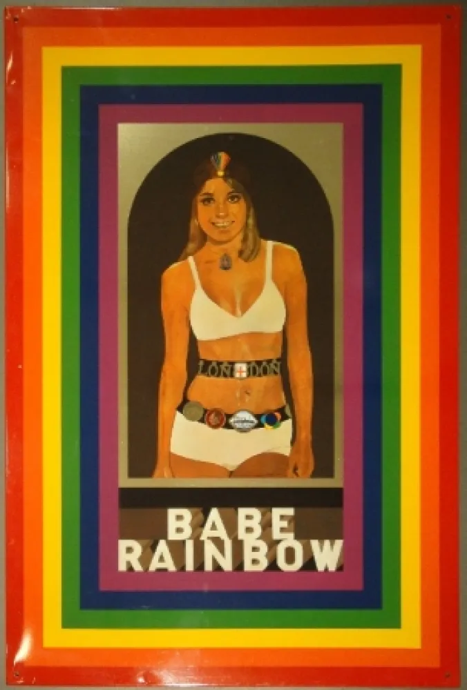 Siebdruck Blake - Babe Rainbow