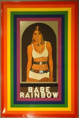 Siebdruck Blake - Babe Rainbow