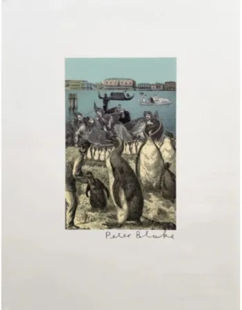 Siebdruck Blake - Venice - Exhibition poster