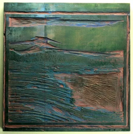 Holzschnitt Blauensteiner - Landschaft (Landscape)