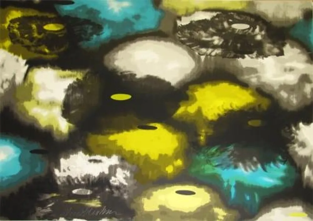 Siebdruck Bleckner - Dream and Do II