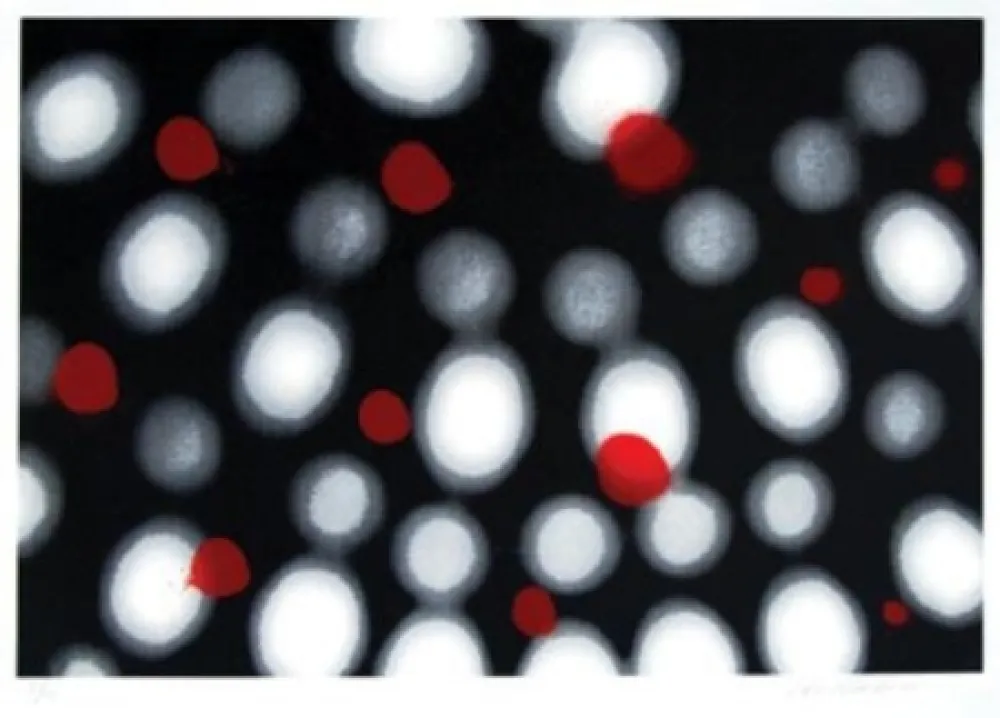 Siebdruck Bleckner - Untitled