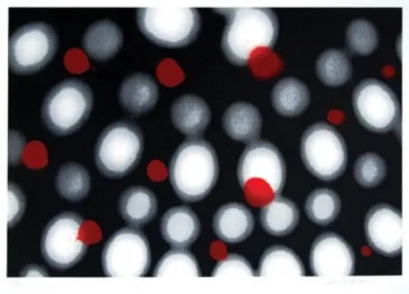 Siebdruck Bleckner - Untitled