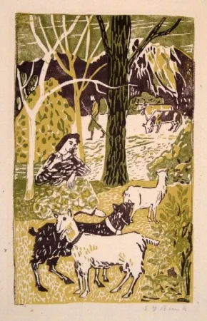 Holzschnitt Blenk - Untitled