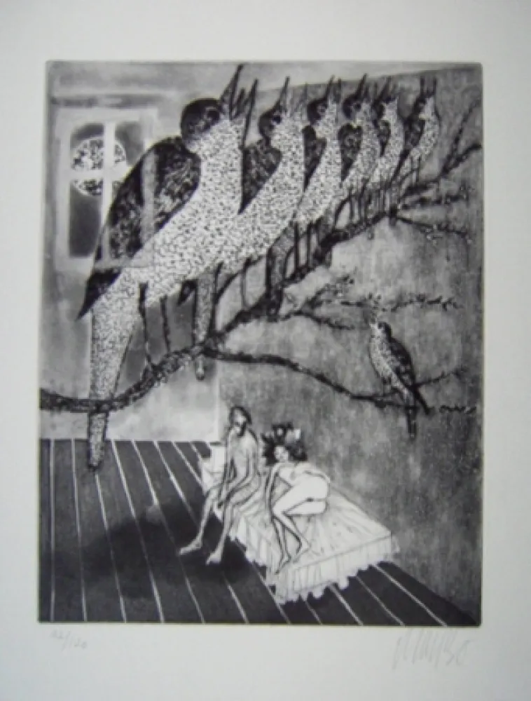 Radierung Bo - Kaellingedigte 3