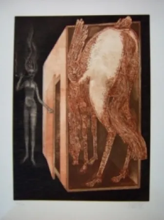 Radierung Bo - Kaellingedigte 6