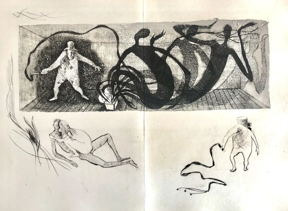 Radierung Bo - Le Meneur d'ombres