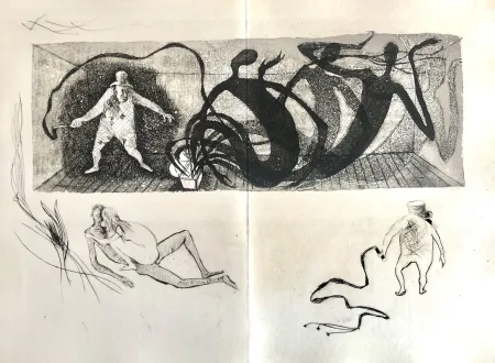 Radierung Bo - Le Meneur d'ombres