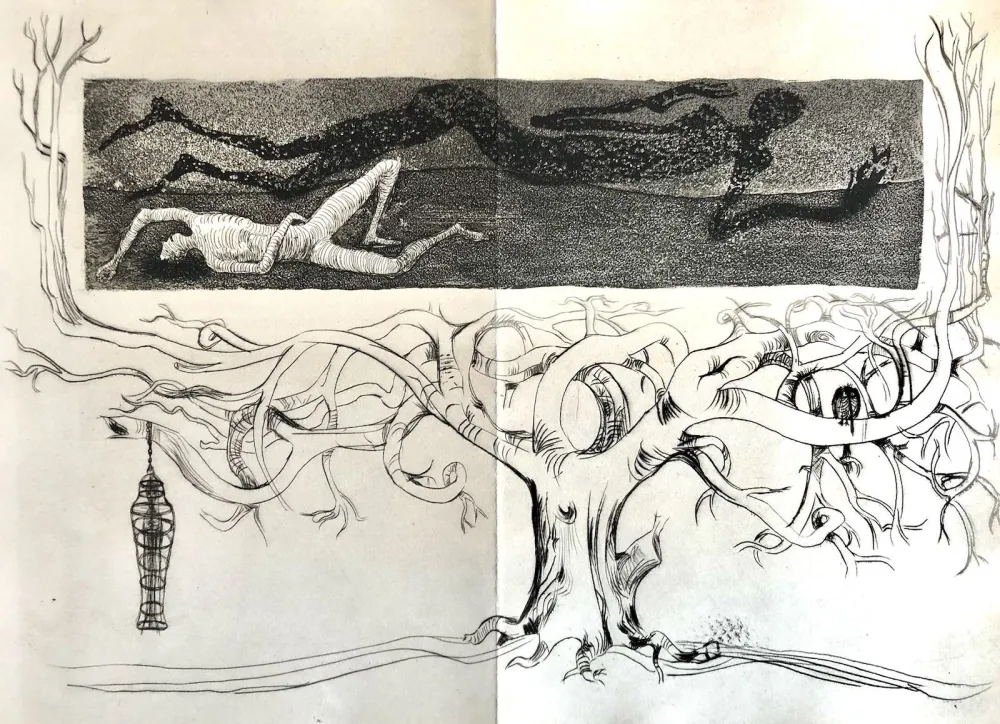 Radierung Bo - Le Meneur d'ombres