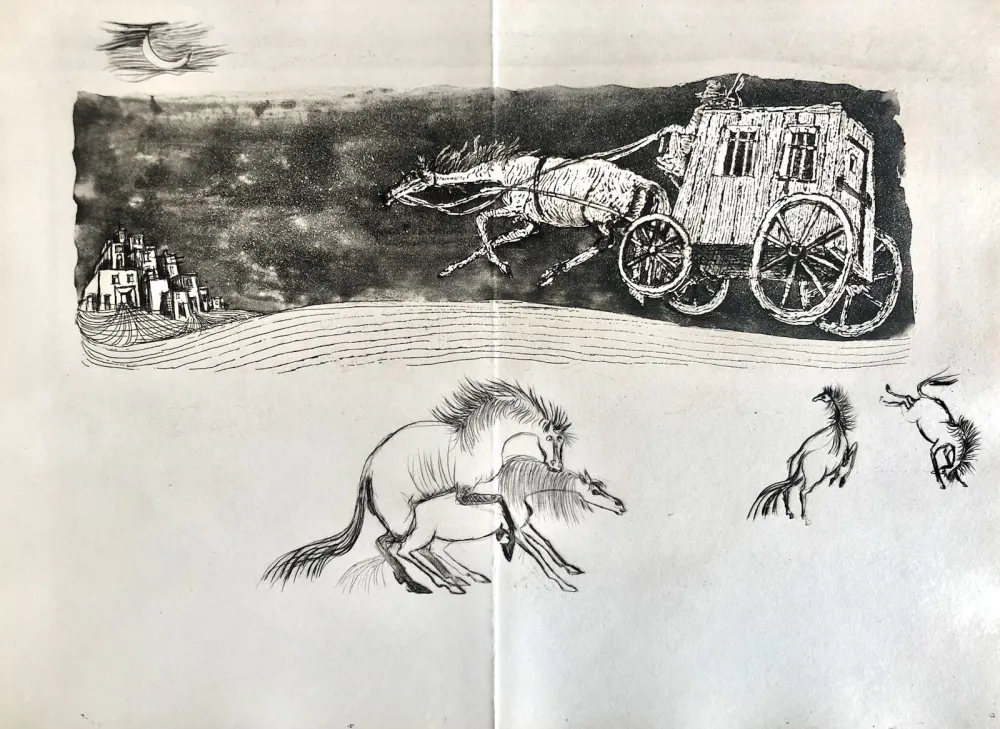 Radierung Bo - Le Meneur d'ombres