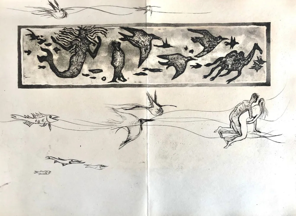 Radierung Und Aquatinta Bo - Le Meneur d'ombres