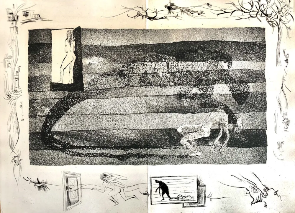 Radierung Bo - Le Meneur d'ombres