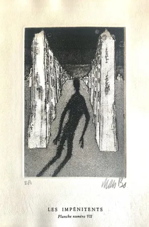 Radierung Bo - Le Meneur d'ombres