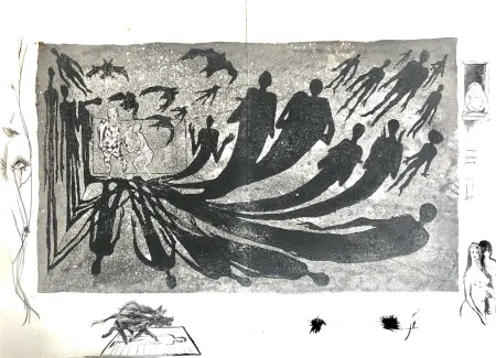 Radierung Bo - Le Meneur d'ombres