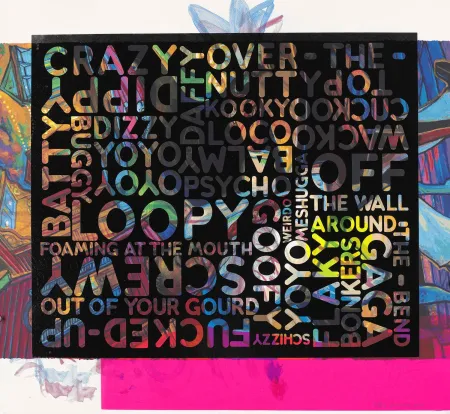 Siebdruck Bochner - Crazy (With Background Noise)