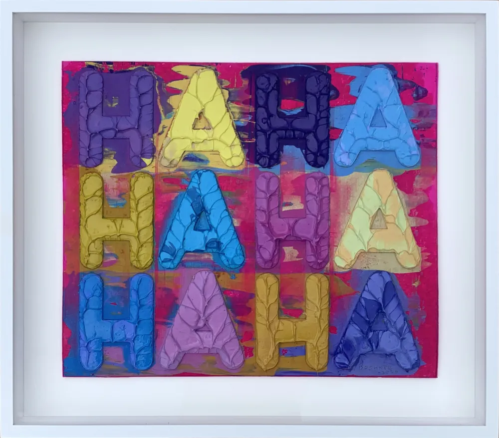 Monotypie Bochner - Ha Ha Ha