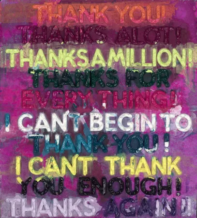 Monotypie Bochner - Thank You